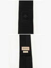 Bee Embroidered Silk Tie Black - GUCCI - BALAAN 4