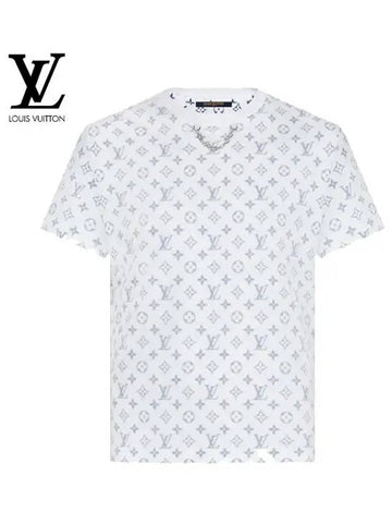 LV Escal Print Short Sleeve TShirt Noir Blanc 1A8QDJ - LOUIS VUITTON - BALAAN 1