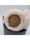 Fleece Earmuffs Embroidered Logo Chestnut USA - UGG - BALAAN 3