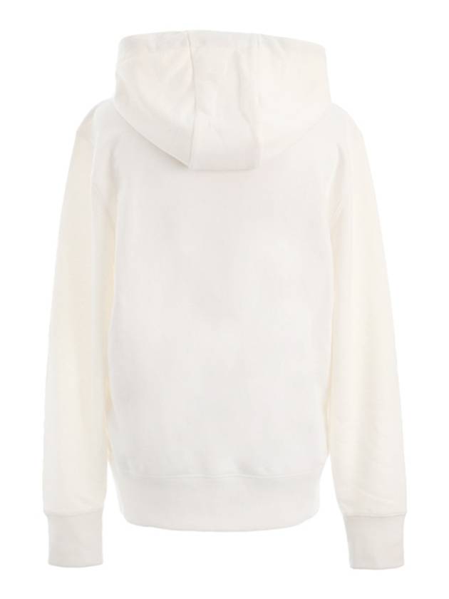 Big Logo Oversized Hood White - MONCLER - BALAAN.