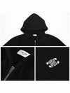 Triomphe Wool Zip-Up Hoodie Black - CELINE - BALAAN 6