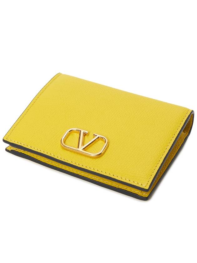 V Logo Signature Women s Half Wallet P0R39SNP 74Z - VALENTINO - BALAAN 3