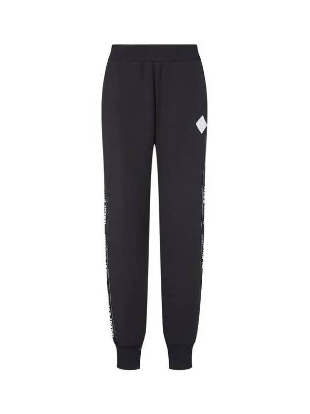 Women s Hologram Logo Patch Jogger Pants Black 270856 - ARMANI EXCHANGE - BALAAN 1