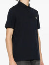 Pique Stretch Cotton Short Sleeve Polo Shirt Navy - STONE ISLAND - BALAAN 3