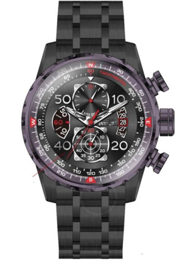 Invicta Aviator Chronograph Quartz Black Dial Men's Watch 40702 - INVICTA - BALAAN 2