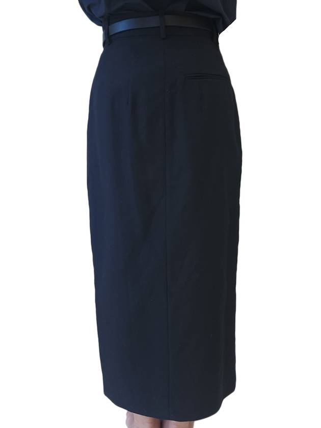 Long Skirt 2101032160010260 004 Black - MAX MARA SPORTMAX - BALAAN 4