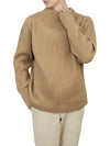 Sailor Crew Neck Knit Top Camel - ANDERSEN-ANDERSEN - BALAAN 6