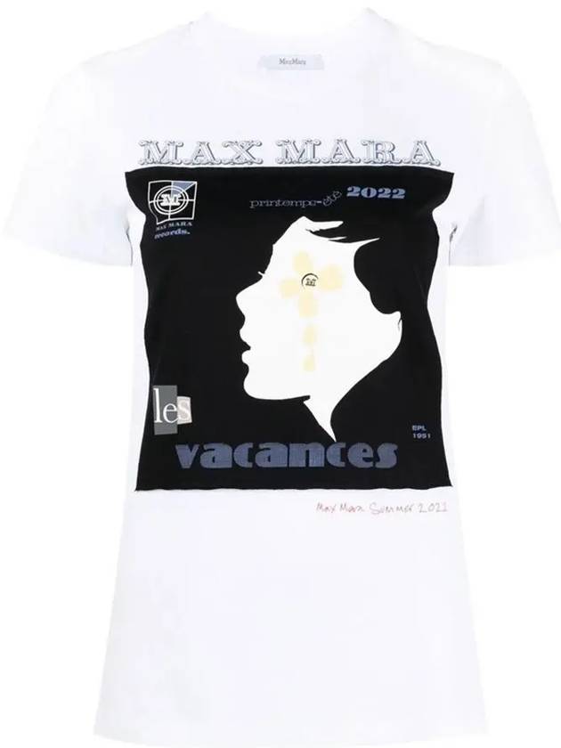 ZEFIR Printing TShirt White 19410922 017 - MAX MARA - BALAAN 1