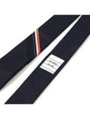 Three Stripes Classic RWB Selvedge Super 120 Count Wool Tie Navy - THOM BROWNE - BALAAN 4