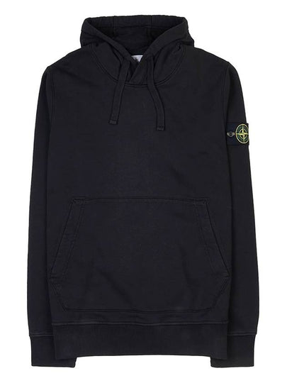 Signature Logo Patch Hoodie Black - STONE ISLAND - BALAAN 2