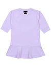 Golf Wear One Point Frill T-Shirt PURPLE - WHITEBALL - BALAAN 7