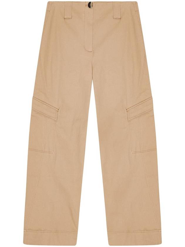 24FW straight pants F9292177 OCRE - GANNI - BALAAN 2