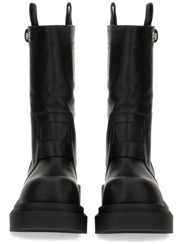 LEATHER BOOT - RICK OWENS - BALAAN 4