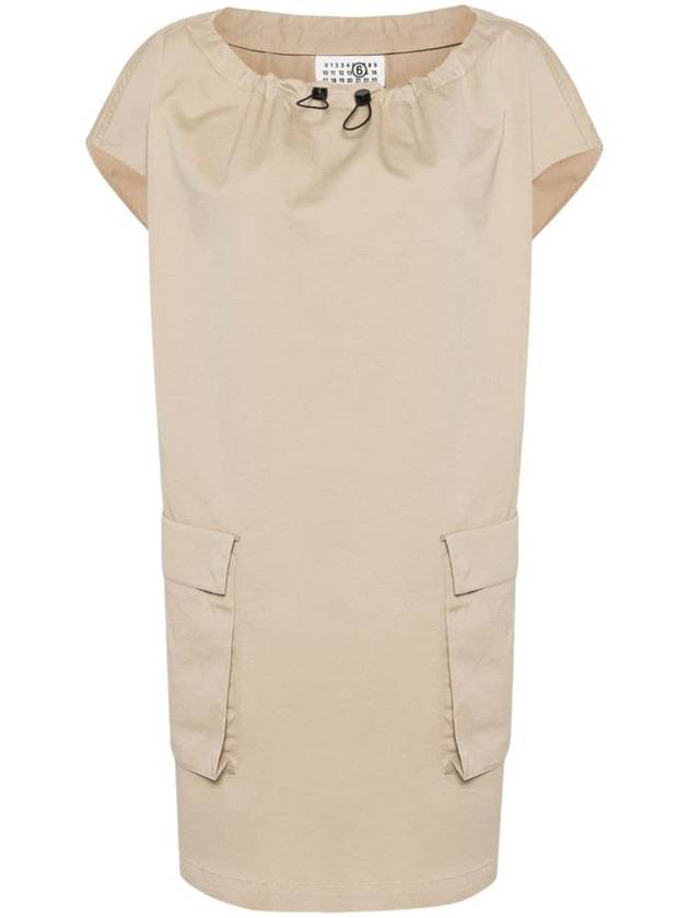 24 ss MM6 Mini Dress in Gabardine Cotton S52DA0026S78550113 B0271014344 - MAISON MARGIELA - BALAAN 2