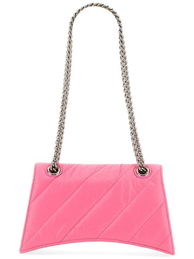 Crush Chain Shoulder Bag Pink - BALENCIAGA - BALAAN 3