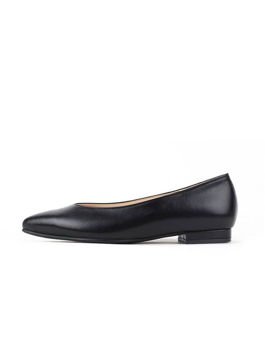 Mocha flat shoes black - LECHROMAQI - BALAAN 1