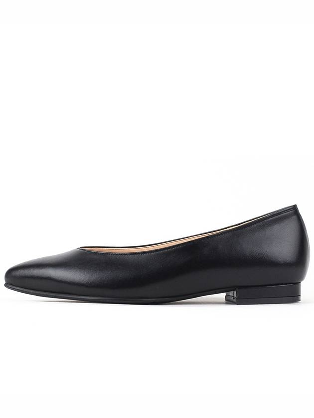 Mocha flat shoes black - LECHROMAQI - BALAAN 1