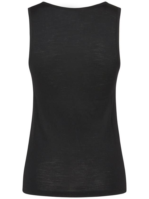 Women s Crew Neck Sleeveless Black - SAINT LAURENT - BALAAN 3