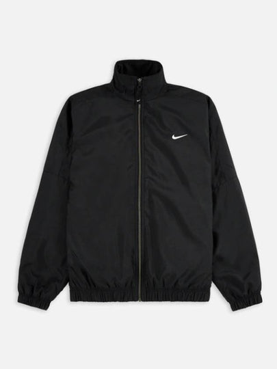 Sportswear NRG Solo Swoosh Satin Bomber Jacket Black Doll - NIKE - BALAAN 2