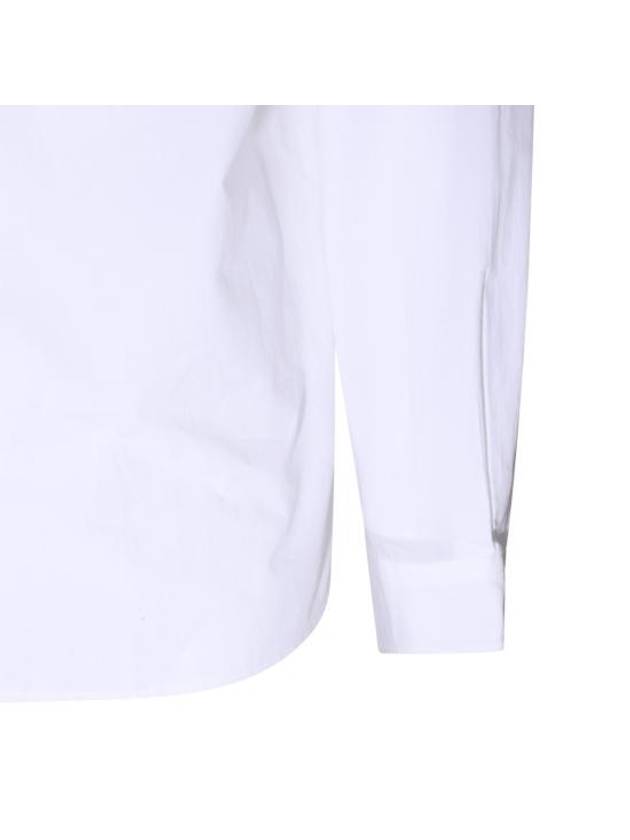 Boke Flower Casual Long Sleeve Shirt White - KENZO - BALAAN 5