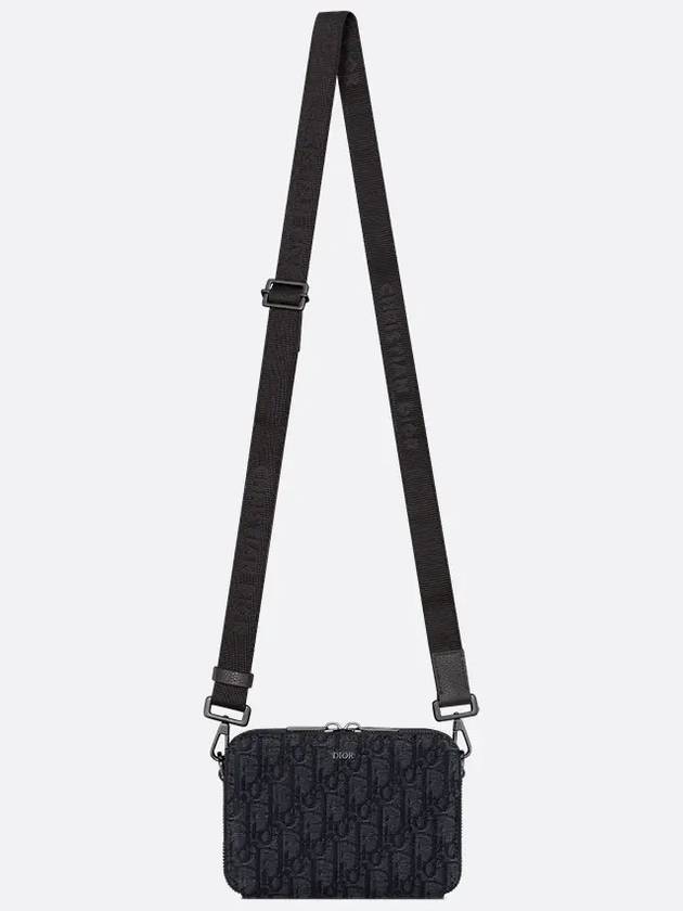 Oblique Strap Shoulder Bag Black - DIOR - BALAAN 5