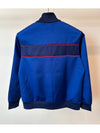 Satin zip up jacket IT9834 royal blue WOMENS JP L XL - ADIDAS - BALAAN 7