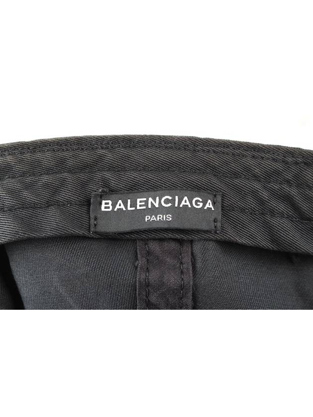 Wave logo ball cap black L 58 - BALENCIAGA - BALAAN 6