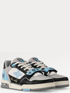 LV Trainer Low Top Sneakers Blue - LOUIS VUITTON - BALAAN 4