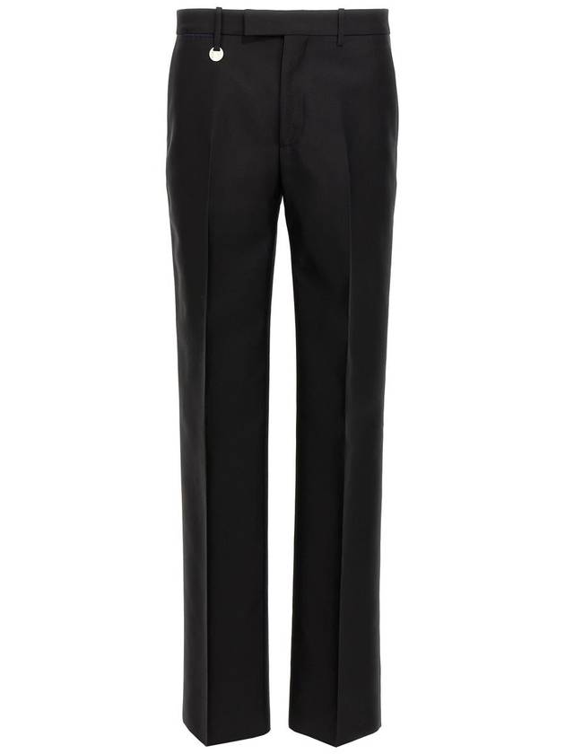 wool blend tailored pants - BURBERRY - BALAAN 2