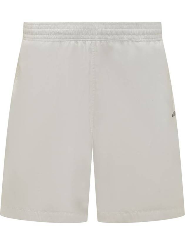 Swim Pants OMFD008S24FAB003 0110 WHITE - OFF WHITE - BALAAN 2