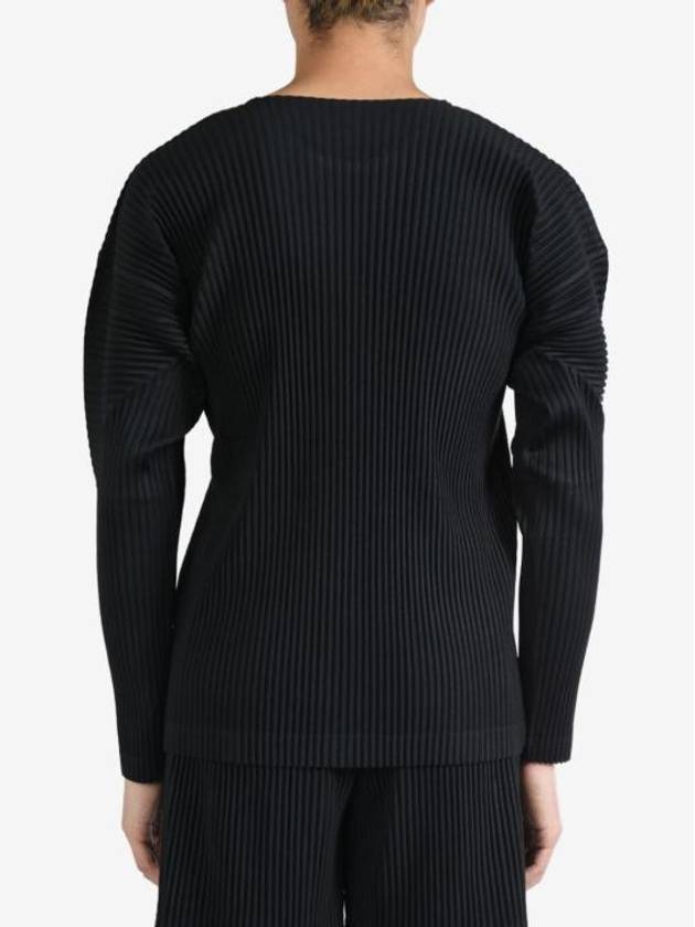 Basics Long Sleeve T-Shirt Black - ISSEY MIYAKE - BALAAN 4