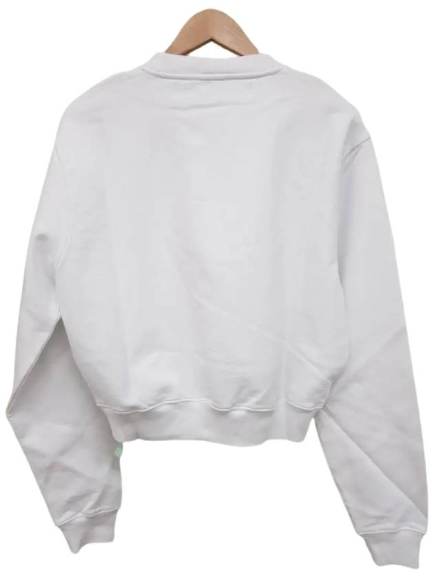 Basic Off Crop Sweatshirt White - OFF WHITE - BALAAN 3