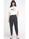 Women's Sportswear Woven Track Pants Black - NIKE - BALAAN 4