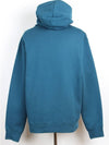 Embroidered Logo Hoodie Blue L - BURBERRY - BALAAN 4