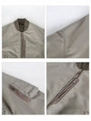 Contrast Trim Bomber Jacket Beige - TOM FORD - BALAAN 5