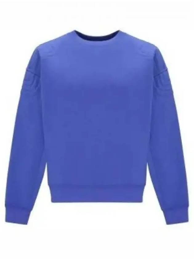 City Print Crew Neck Cotton Jersey Sweatshirt Blue - GUCCI - BALAAN 2