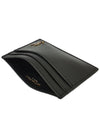 Tiny Monogram Shiny Leather Card Case Black - SAINT LAURENT - BALAAN 6