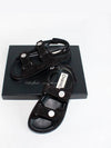 Suede Calfskin Sandals Black - CHANEL - BALAAN 2