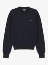 Victoria Embroidery Logo Sweatshirt Navy - A.P.C. - BALAAN 2