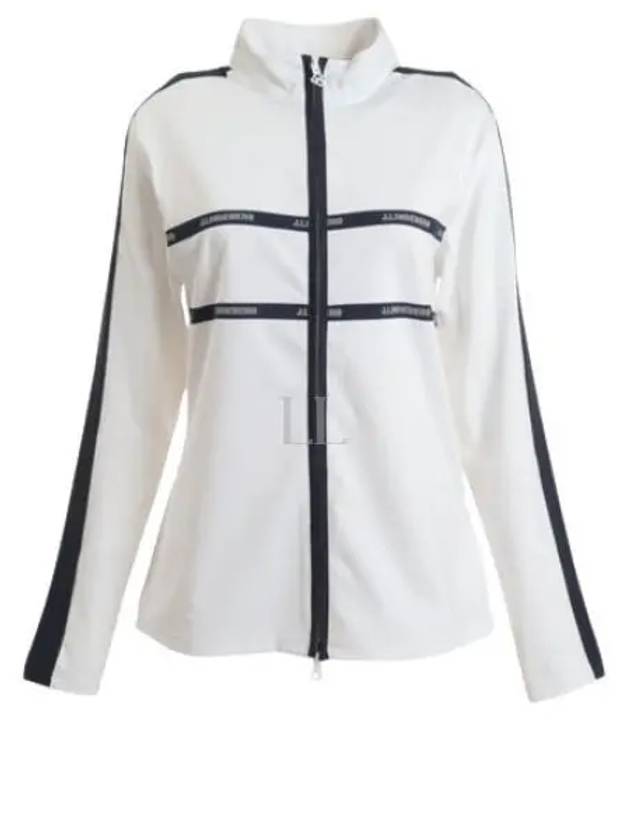 Golf Jade Mid Layer Zip-Up Jacket White - J.LINDEBERG - BALAAN 2