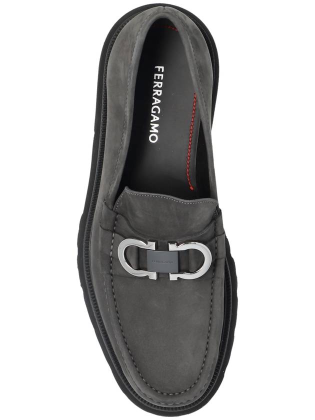 FERRAGAMO Leather Shoes Cocoon, Men's, Grey - SALVATORE FERRAGAMO - BALAAN 6