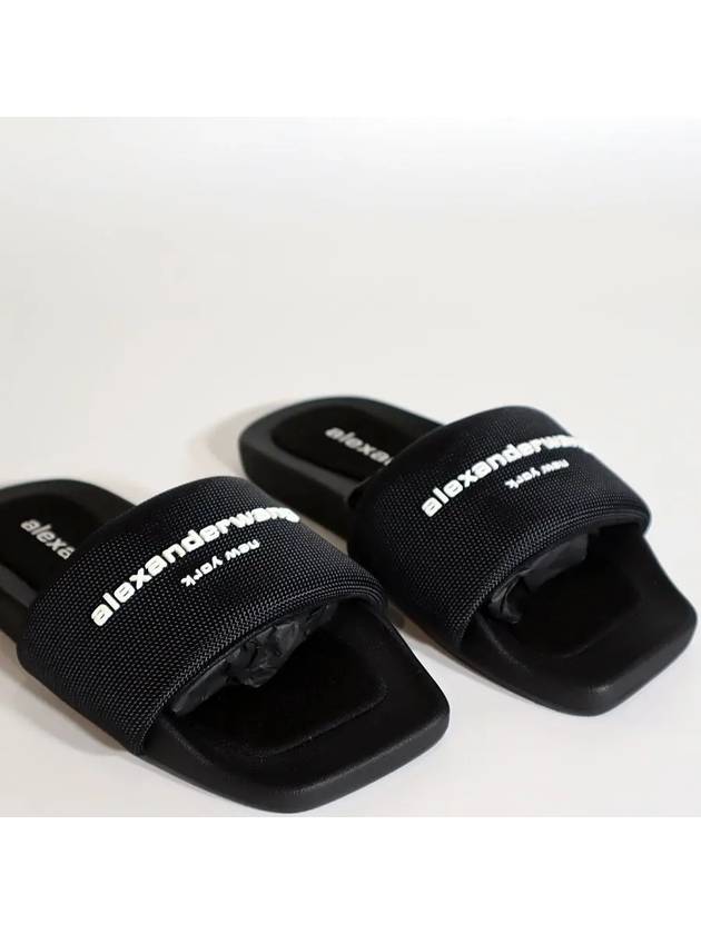 Pool Square Toe Slippers Black - ALEXANDER WANG - BALAAN 6