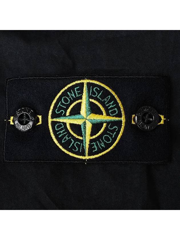 Wappen Old Effect Hooded Jacket Black - STONE ISLAND - BALAAN 5