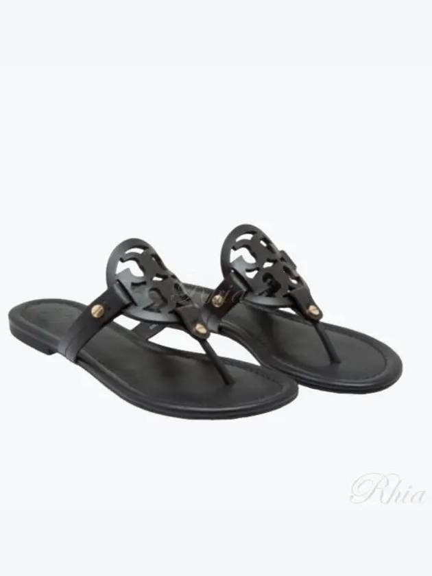 Miller Leather Sandals Black - TORY BURCH - BALAAN 2