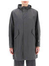 Homme Atelier Back Logo Hooded Parka Grey - DIOR - BALAAN 3