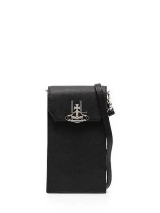 ORB Logo Cross Bag Black - VIVIENNE WESTWOOD - BALAAN 2