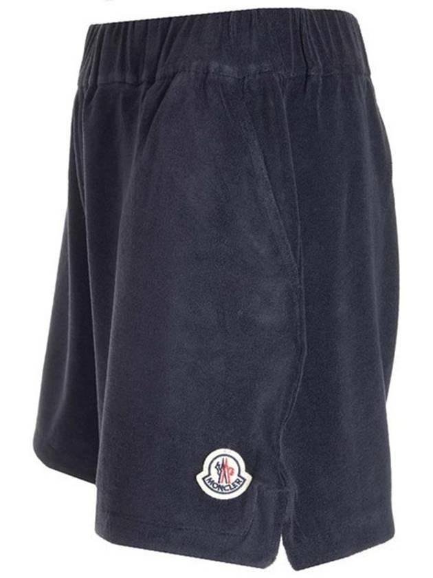 Women's Terrycloth Shorts Navy - MONCLER - BALAAN 6