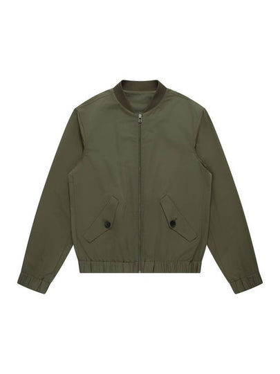 Minimal Two-Way Blouson Jacket Khaki - SOLEW - BALAAN 2