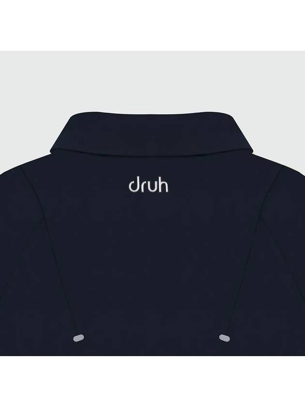 Drew Incision Modified Poly Long Sleeve T-Shirt DF41LT03NAVY - DRUH GOLF - BALAAN 5