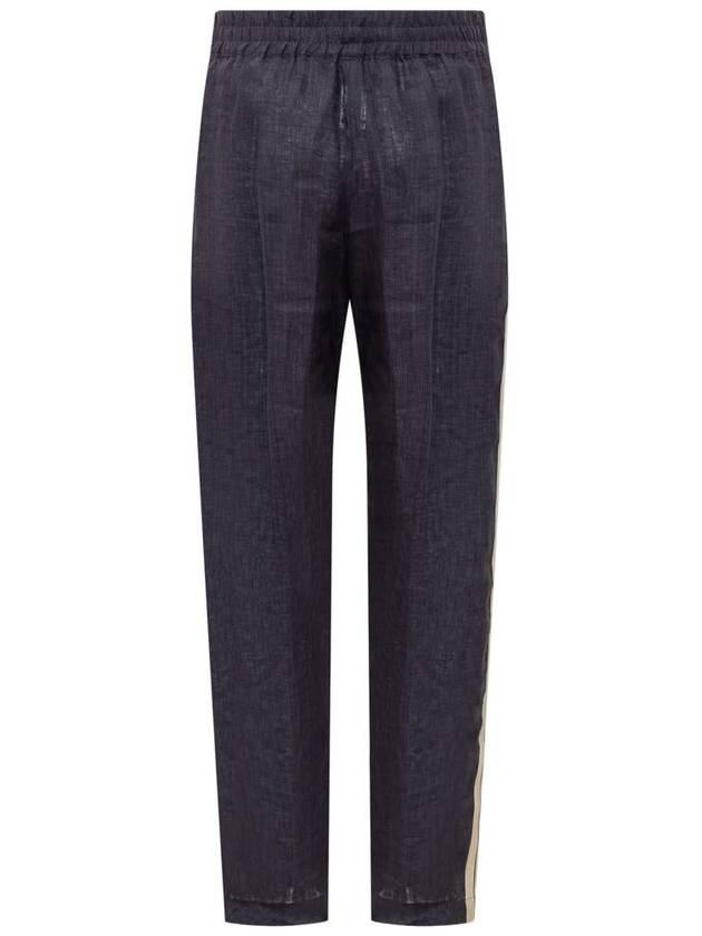 Side Stripe Linen Track Pants PMCJ021S24FAB0034603 - PALM ANGELS - BALAAN 3